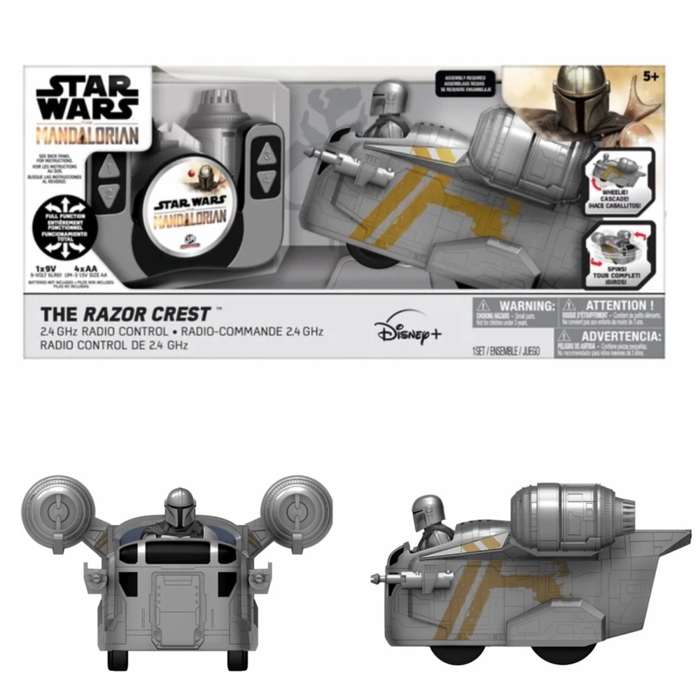 Star Wars The Mandalorian The Razor Crest Disney Radio Remote Control Transport